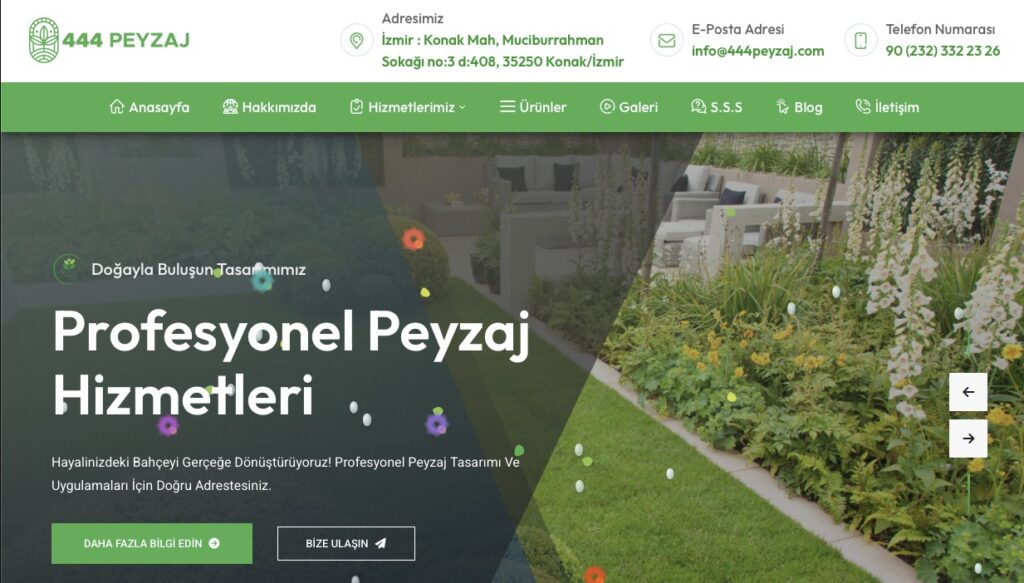 İzmir’de Profesyonel Peyzaj Hizmetleri
